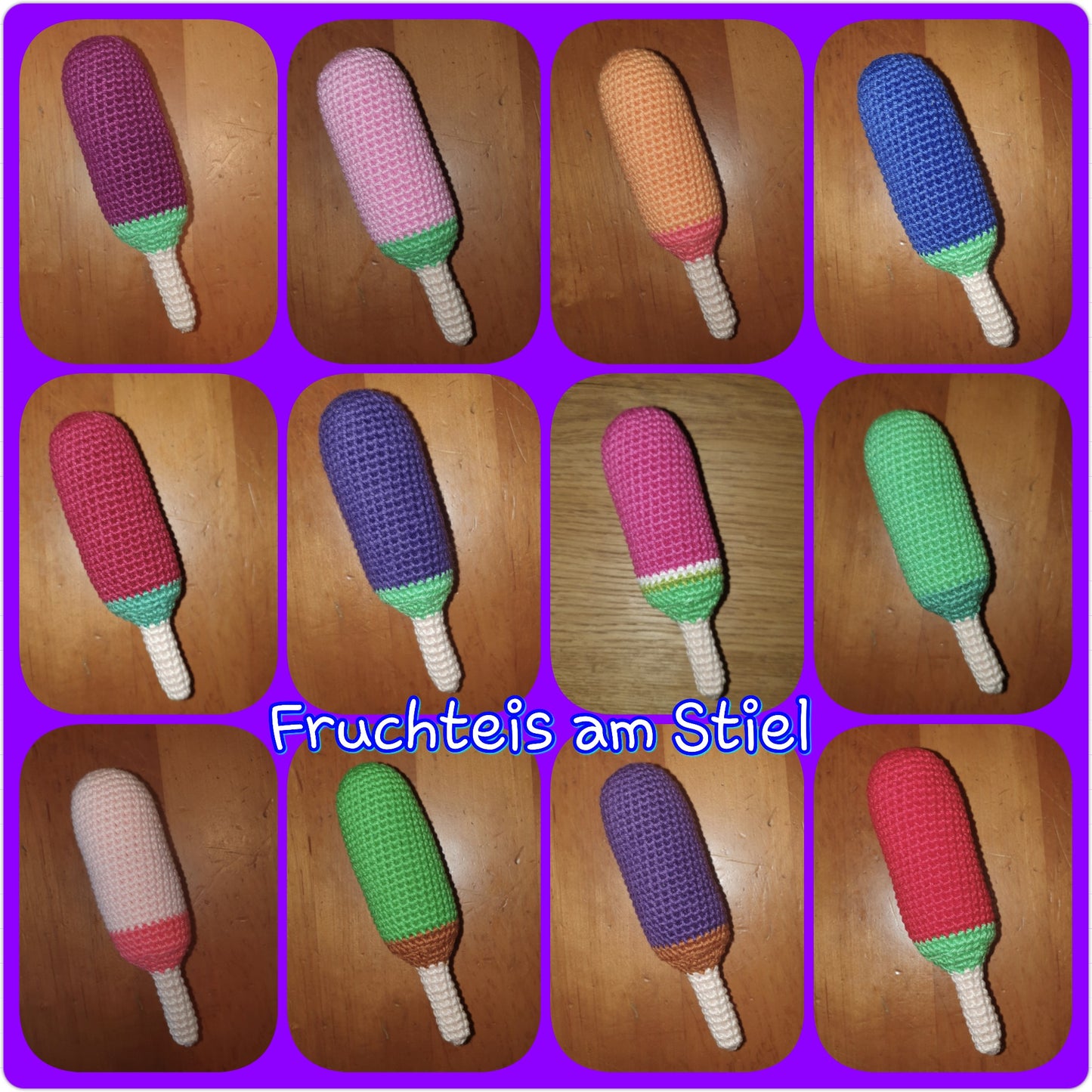 Fruchteis am Stiel