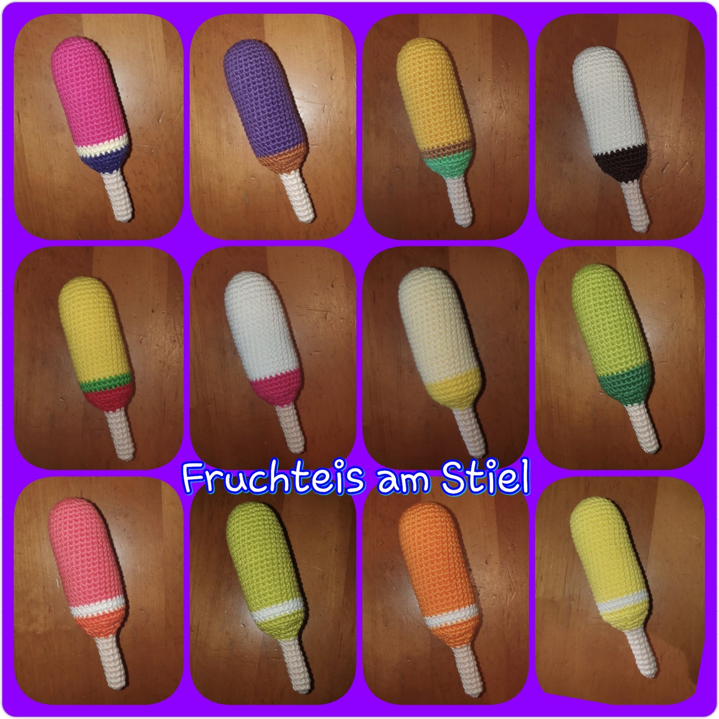 Fruchteis am Stiel